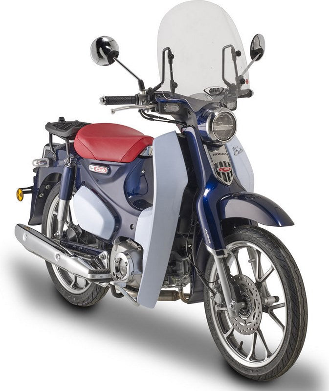 Givi / ジビ ウインドスクリーン Honda Super Cub C125- クリ アスクリーン- dim HxW 43x46cm | 1168A