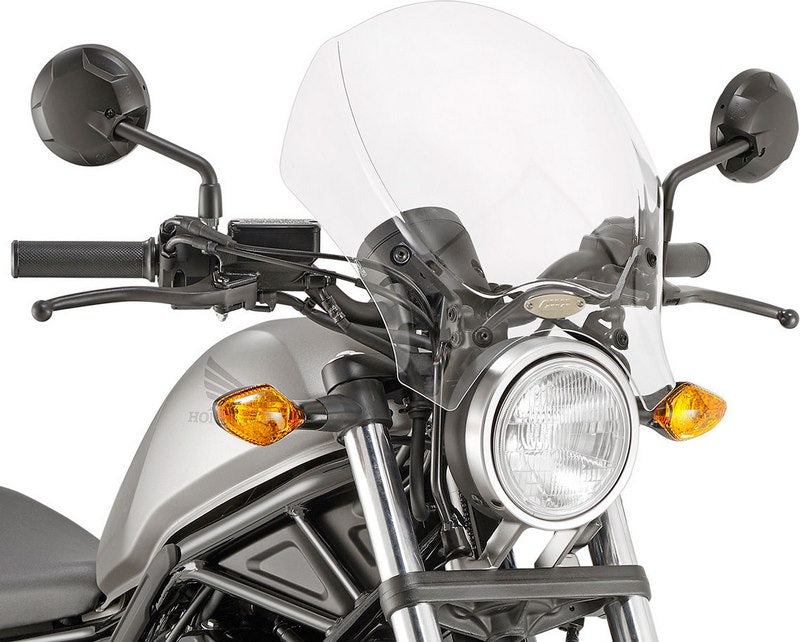 Givi / ジビ ユニバーサル（汎用） スクリーン クリア dim. HxW 35x41 cm- 取り付けキット非付属 | 140A