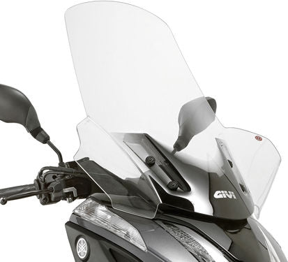 Givi / ジビ ウインドスクリーン Yamaha Tricity トリシティ 125/155- クリ アスクリーン- dim HxW 74x63cm | 2120DT