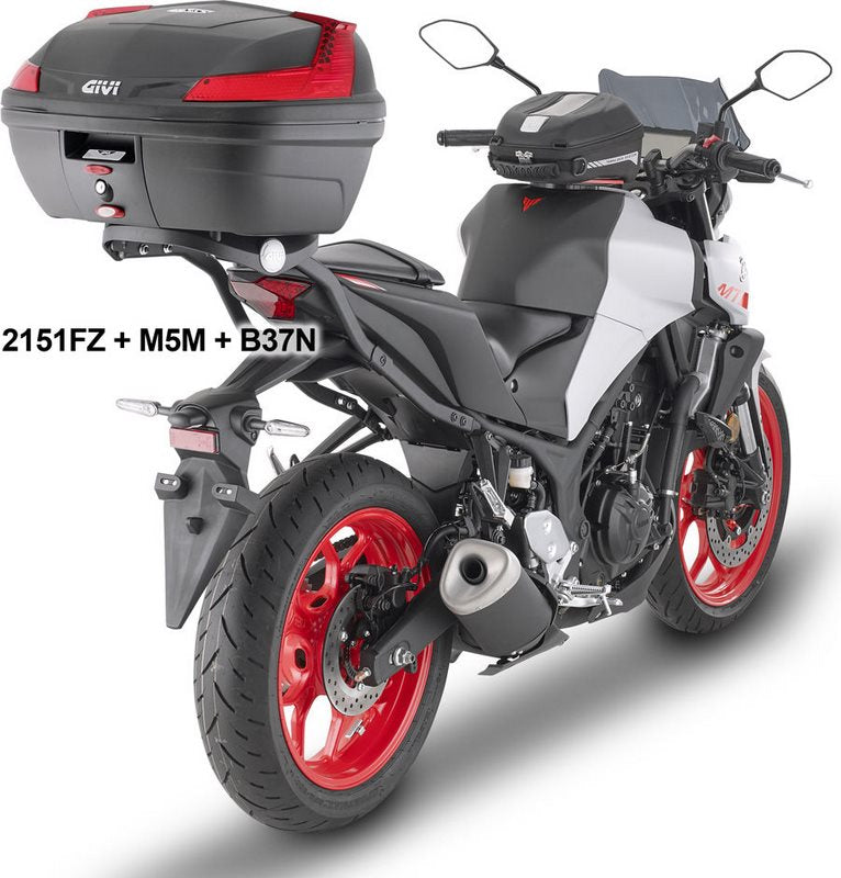 Givi / ジビ モノロックトップケース リアラック Yamaha MT-03 20-- M5M・M6Mプレートとの使用可能 | 2151FZ