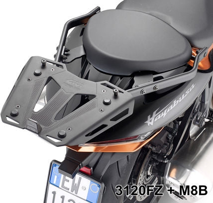 Givi / ジビ Monokey・Monolock トップケース リアラック Suzuki GSX-R 1300 21- | 3120FZ
