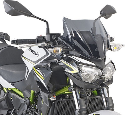 Givi / ジビ スクリーン Kawasaki Z650 20-- Yamaha MT-03 20スモーク dim. HxW 28x36-5 cm- A4128A (Z650) or A2151A (MT-0 | 4128S