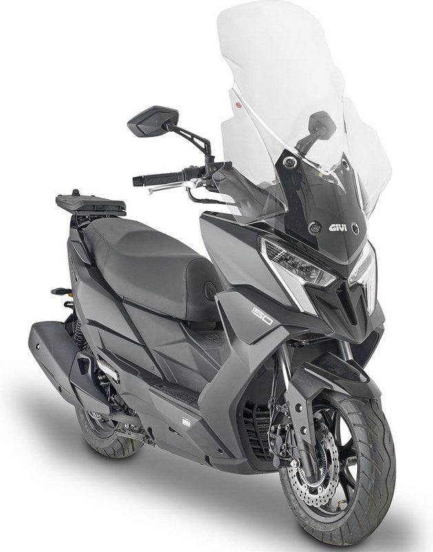 GIVI / ジビ ウインドシールド - クリア - 875 x 660 mm (HxW) KYMCO Dink R 125/150 (23) | 6121DT