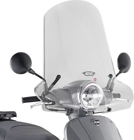 Givi / ジビ クリア ウインドシールド SYM Fiddle 125 Euro 5 (2020) | 7062A