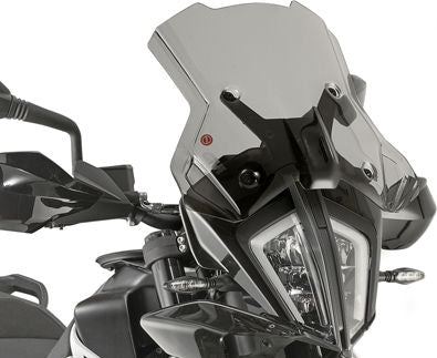 Givi / ジビ ウインドスクリーン KTM 390/790/890 Adventure ライトスモーク HxW 35x46 cm （D7711KIT フィッティングキット別途必要） | 7710D