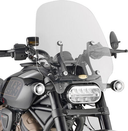 GIVI / ジビ スクリーン Harley-Davidson Sportster 1250 S クリア dim. HxW 44x45 cm （A8401A フィッティングキット別途必要） HARLEY DAVIDSON Sportster S 1250 | 8401A