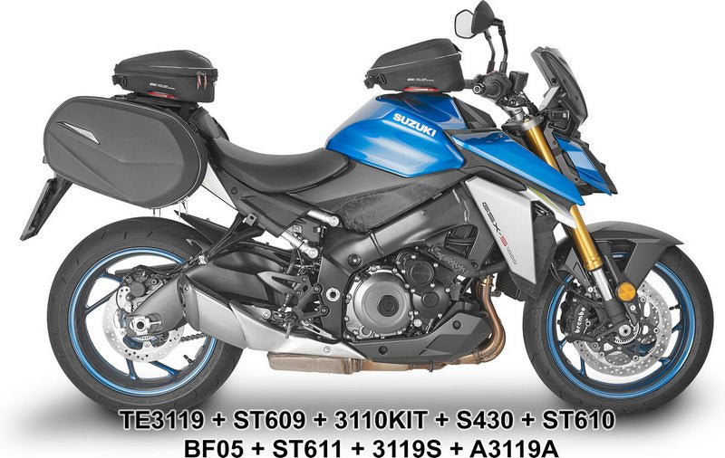 GIVI / ジビ マウンティングキット： ウインドシールド 3122S/SG用 Suzuki GSX S1000 (21-23) | A3122A