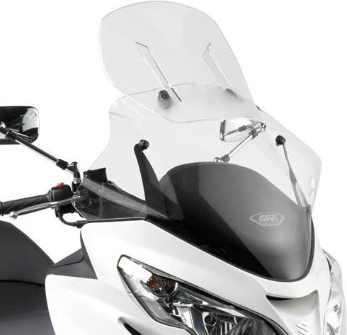 Givi / ジビ エアフロースライディング ウインドスクリーン Suzuki BURGMAN バーグマン 400 06-16 HxW max 81x67 cm 12 cm | AF266