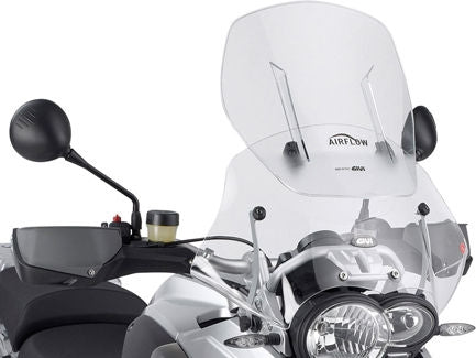 Givi / ジビ エアフロースライディング ウインドスクリーン BMW R 1200 GS 04-12 HxW max 54x54 cm 12 cm スライディング ブラケット付属 | AF330
