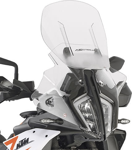 GIVI / ジビ エアフロー ウインドシールド クリア 370x490 mm (HxW