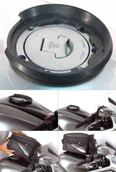 GIVI タンクバッグ　取付アタッチメント付属　【良品】 Givi / ジビ タンクアタッチメント： タンクロック タンクバッグ | BF08