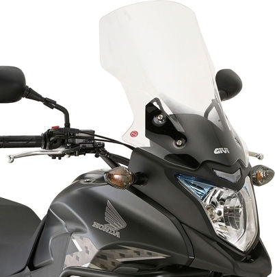 Givi / ジビ ウインドスクリーン Honda CB500X 13-18 クリア dim. HxW 49x35 cm | D1121ST