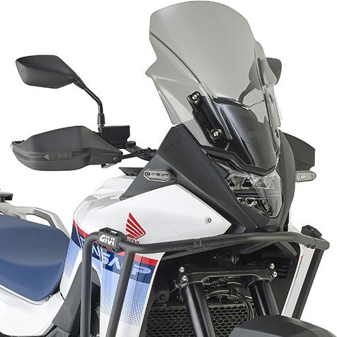 GIVI / ジビ ウインドシールド - ティンテッド（スモーク） - 520x400 mm (HxW) ABE i.V. - Honda XL750 Transalp トランザルプ (23) | D1201SG