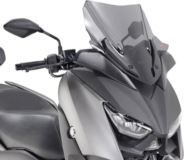 Givi / ジビ ウインドスクリーン Yamaha X-Max 125 18- X-Max 300 X-Max 400 18- スモーク dim. HxW 435x435 cm sport スクリーン | D2136S