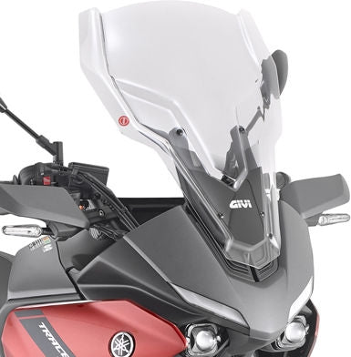 Givi / ジビ ウインドスクリーン Yamaha Tracer 7 クリア dim. HxW 55x41 cm | D2148ST