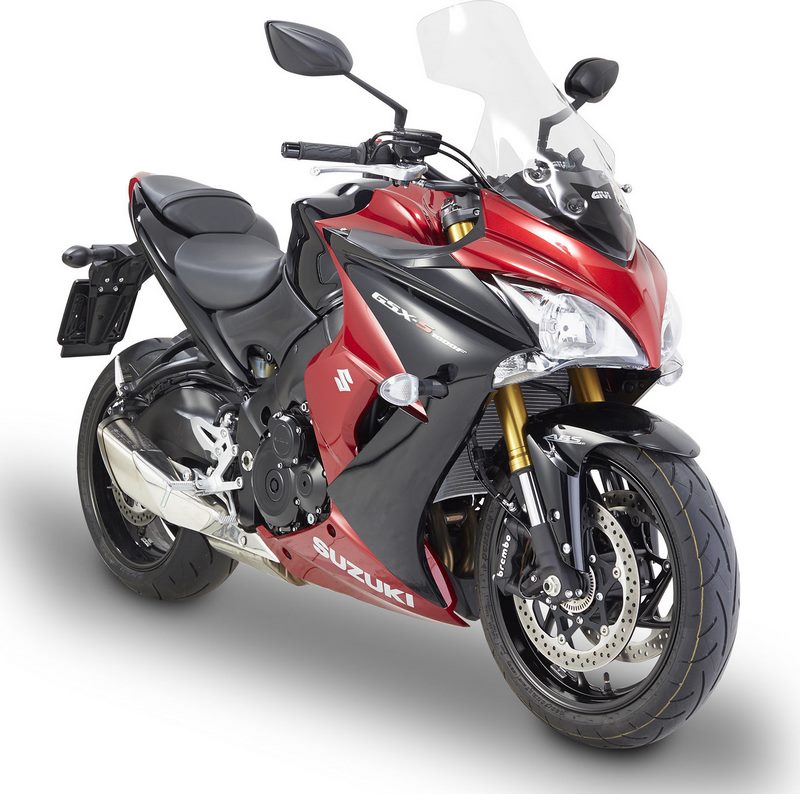Givi / ジビ ウインドスクリーン Suzuki GSX-S 1000F 15-20 クリア dim. HxW 59x35cm 15 cmノーマルより高い | D3110ST