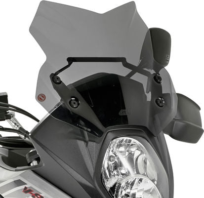 Givi / ジビ ウインドスクリーン Suzuki DL 650 V-Strom 17- スモーク dim. HxW 30x42cm | D3112B