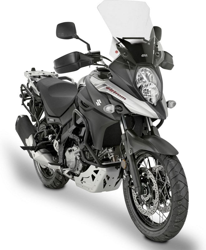 Givi / ジビ ウインドスクリーン Suzuki DL 650 V-Strom 17- クリア dim. HxW 44x43cm 12 cmノーマルより高い | D3112ST
