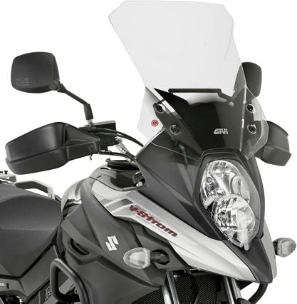 Givi / ジビ ウインドスクリーン Suzuki DL 650 V-Strom 17- クリア dim. HxW 44x43cm 12 cmノーマルより高い | D3112ST