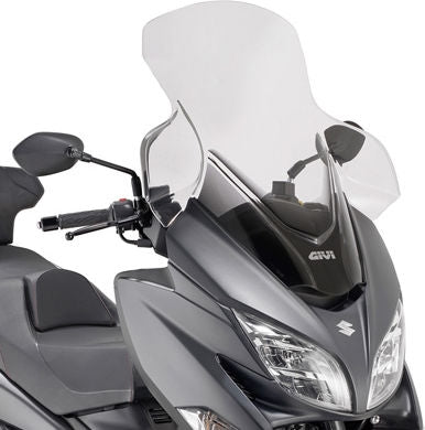 Givi / ジビ ウインドスクリーン Suzuki BURGMAN バーグマン 400 18- クリア dim. HxW 75 x 67 cm | D3115ST