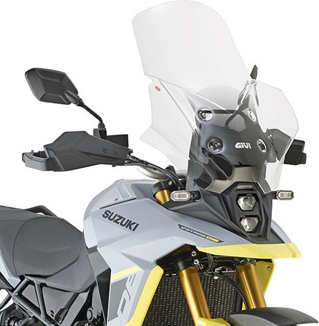 GIVI / ジビ ウインドシールド クリア  640x 540 mm (HxW) f. Suzuki V-Strom 800DE (23) - ABE i.V. | D3125STG