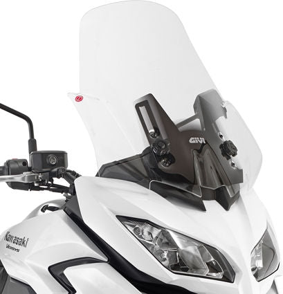 Givi / ジビ ウインドスクリーン Kawasaki Versys 1000 15-16 クリア dim. HxW 53x45 cm | D4113ST