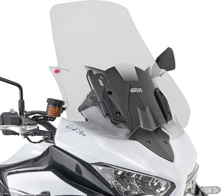 Givi / ジビ ウインドスクリーン Kawasaki Versys 1000 19- クリア dim. HxW 53x485 cm | D4126ST