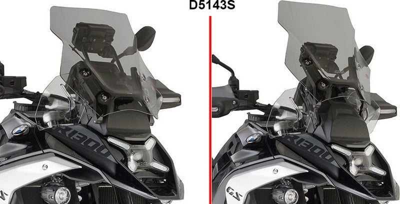 GIVI / ジビ ウインドシールド ティンテッド（スモーク）  545x490 mm BMW R 1300 GS (24) | D5144S