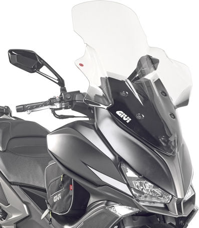 Givi / ジビ ウインドスクリーン Kymco Xciting 400 クリア dim. HxW 85 x 63 cm | D6104ST
