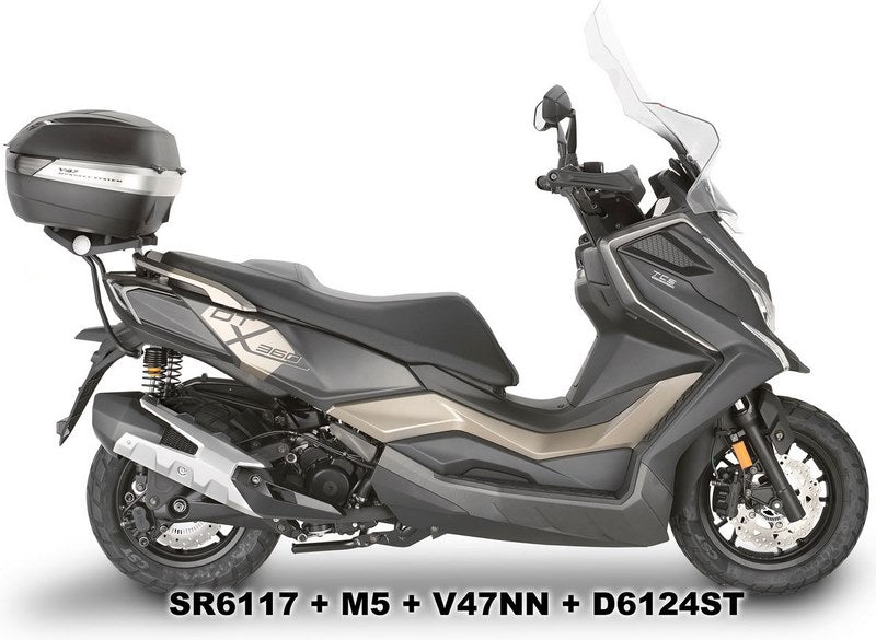 GIVI / ジビ ウインドシールド - クリア - 730x530 mm (HxW) KYMCO DTX 360 (21-23) | D6124ST