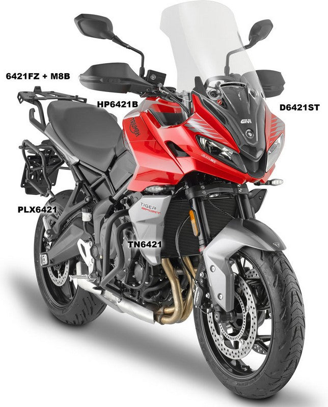 Givi / ジビ Dome クリア 66x38 cm Triumph Tiger Sport 660 (22) | D6421ST