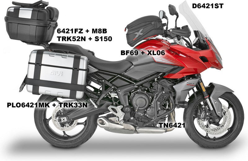 Givi / ジビ Dome クリア 66x38 cm Triumph Tiger Sport 660 (22) | D6421ST