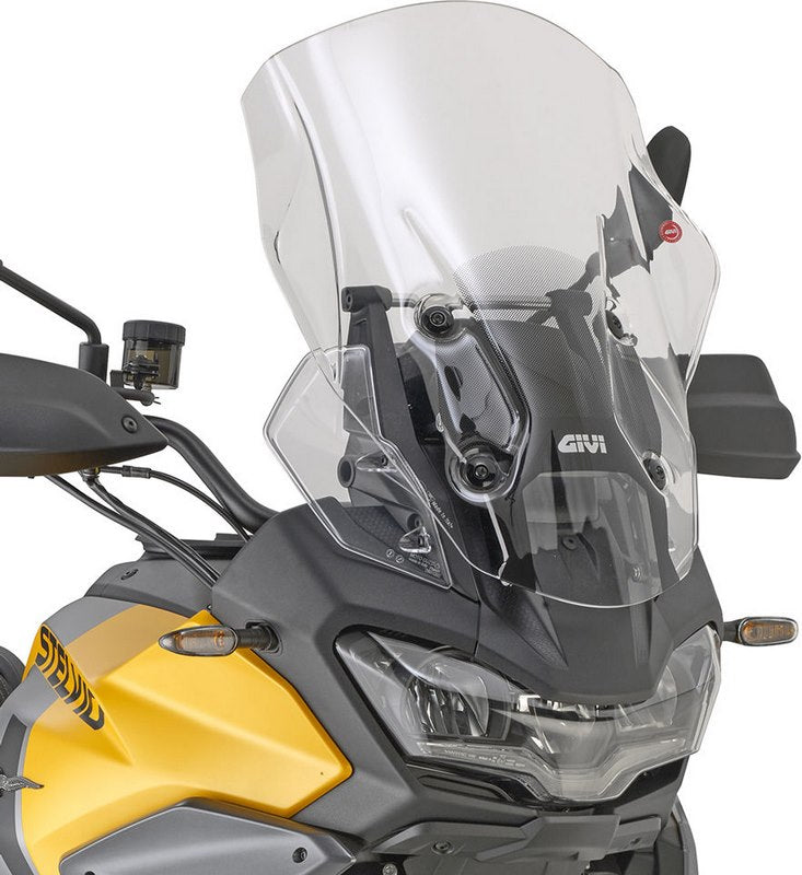 GIVI / ジビ クリア ウインドシールド  540 x 430 mm (H x W) Moto Guzzi STELVIO (24) | D8208ST