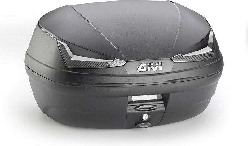 GIVI / ジビ E455 Simply Monolock （モノロック） トップケース プレート付  45 l.  ブラック  クリアリフレクター付 | E455NT