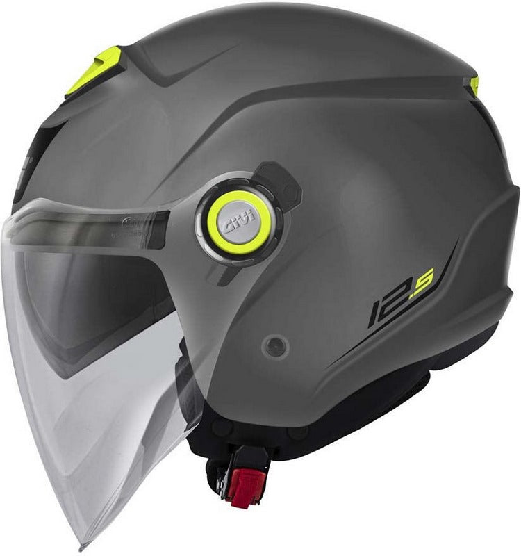 Givi / ジビ ジェットヘルメット 12.5 SOLID グレー サイズ 56/S | H125BG76756