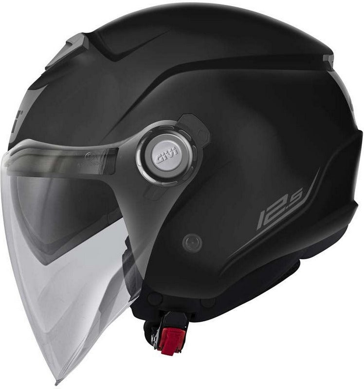 Givi / ジビ ジェットヘルメット 12.5 SOLID Opaque ブラック サイズ 56/S | H125BN90056