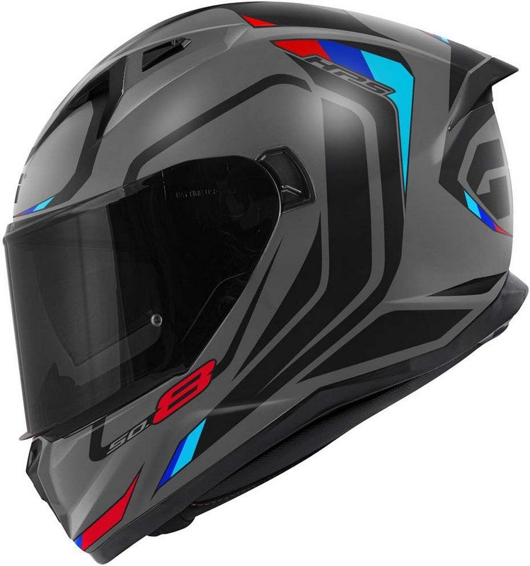 Givi / ジビ フルフェイスヘルメット 50.8 MACH1 マットグレー/ブラック/レッド サイズ 58/M | H508FMHGR58