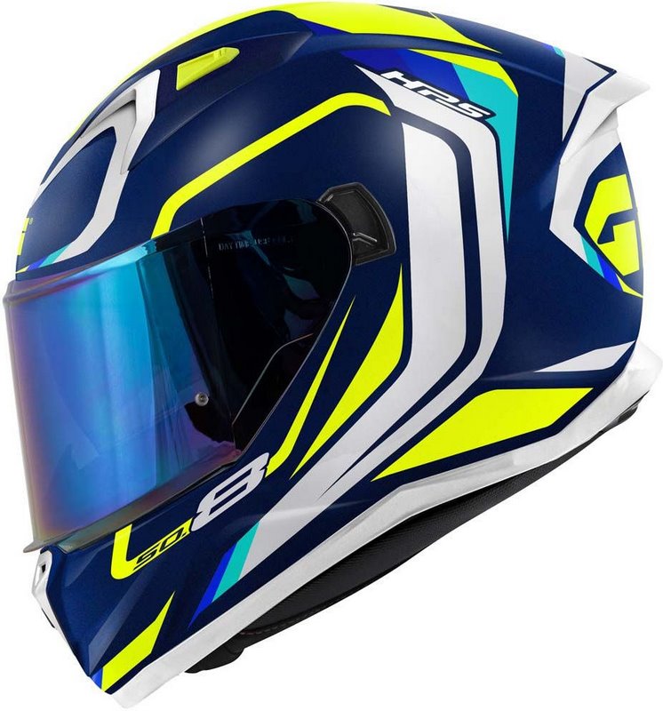 Givi / ジビ フルフェイスヘルメット 50.8 MACH1 ホワイト/イエロー サイズ 60/L | H508FMHLY60