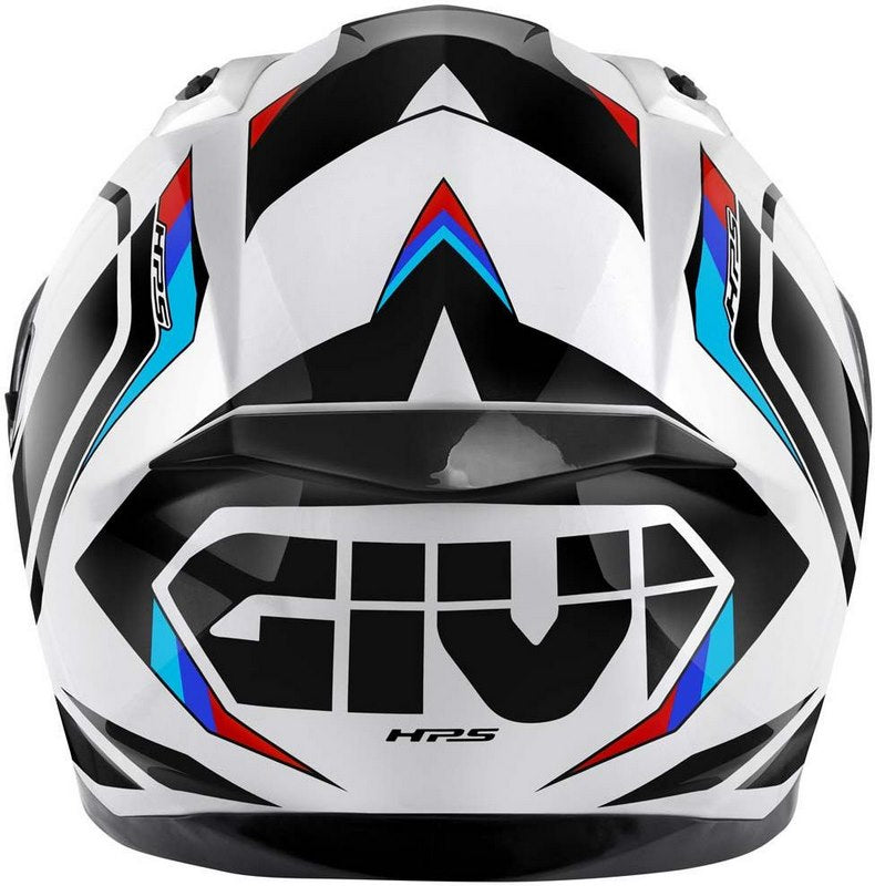 Givi / ジビ フルフェイスヘルメット 50.8 MACH1 ホワイト/ブラック/レッド サイズ 54/XS | H508FMHWR54