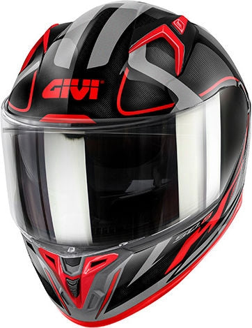 Givi / ジビ 50.8 RACER マットブラック / チタン / レッド サイズ XS | H508FRCBR54
