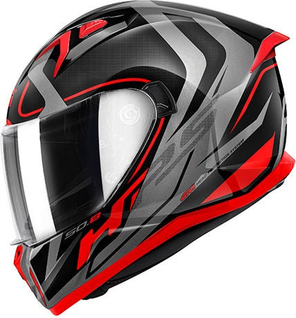 Givi / ジビ 50.8 RACER マットブラック / チタン / レッド サイズ XXL | H508FRCBR63