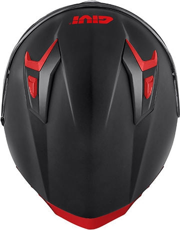Givi / ジビ 50.9 SOLID マットブラック / シルバー / レッド サイズ L | H509BBCRD60
