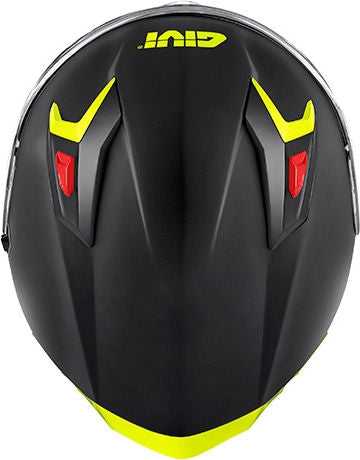 Givi / ジビ 50.9 SOLID マットブラック / シルバー / イエロー サイズ XXL | H509BBCYL63