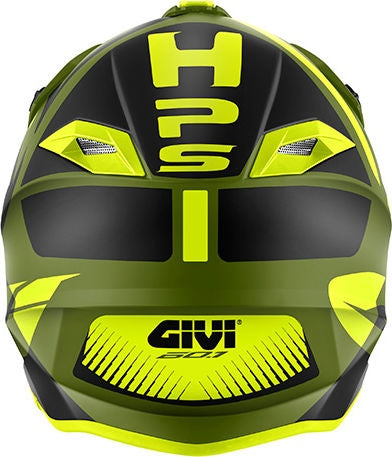 Givi / ジビ 60.1 FRESH マットブラック / ミリタリーグリーン / イエロー サイズ XXL | H601FFRGY63