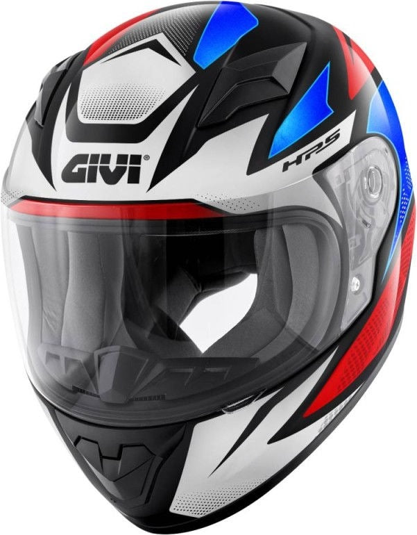 Givi / ジビ ジュニア用 4 EVO FOLLOW ブルー レッド フルフェイスヘルメット サイズ 50/JS | HJ04RFWLR50