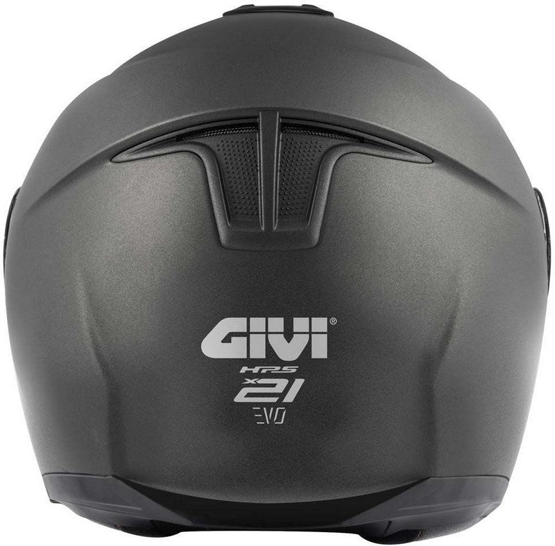 Givi / ジビ フリップアップヘルメット X.21 EVO SOLID マットチタン サイズ 58/M | HX21SG76858