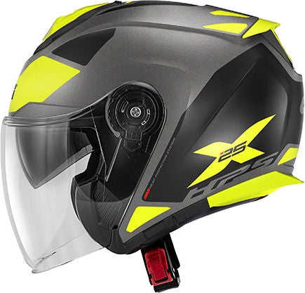 Givi / ジビ X.25 TARGET マットチタン / ブラック / イエロー サイズ M | HX25FTGTB58