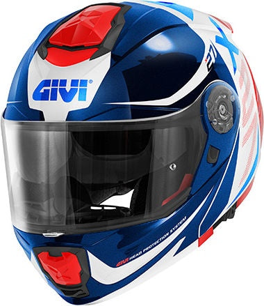 Givi / ジビ X.27 DIMENSION ホワイト / ブルー / レッド サイズ XL | HX27FDMBW61