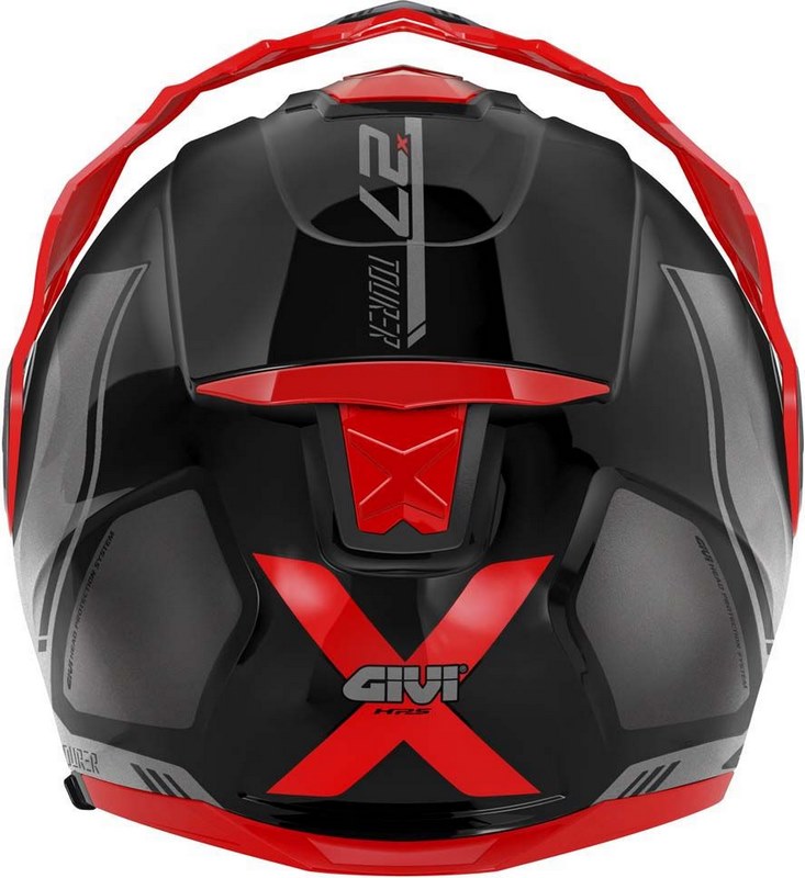 Givi / ジビ フリップアップヘルメット X.27 TOURER GRAPHIC ブラック/レッド サイズ 60/L | HX27RTRBR60