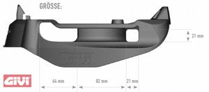 Givi / ジビ ユニバーサル M6M プラスチックプレートキット FZ - MONORACK S | M6M